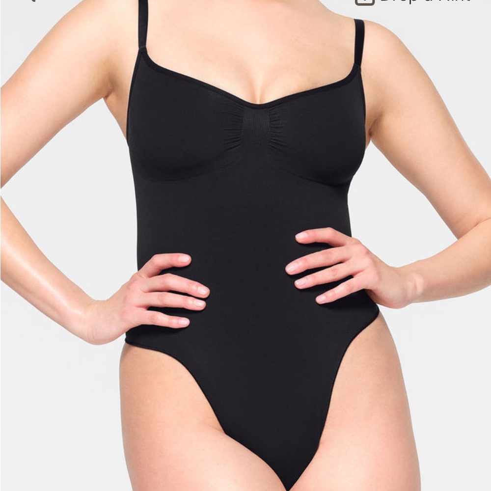 SKIMS Black Sculpting Bodysuit